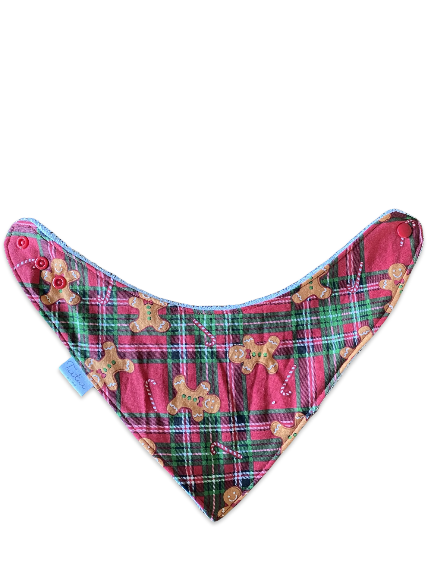 Tartin gingerbread men bandana bib