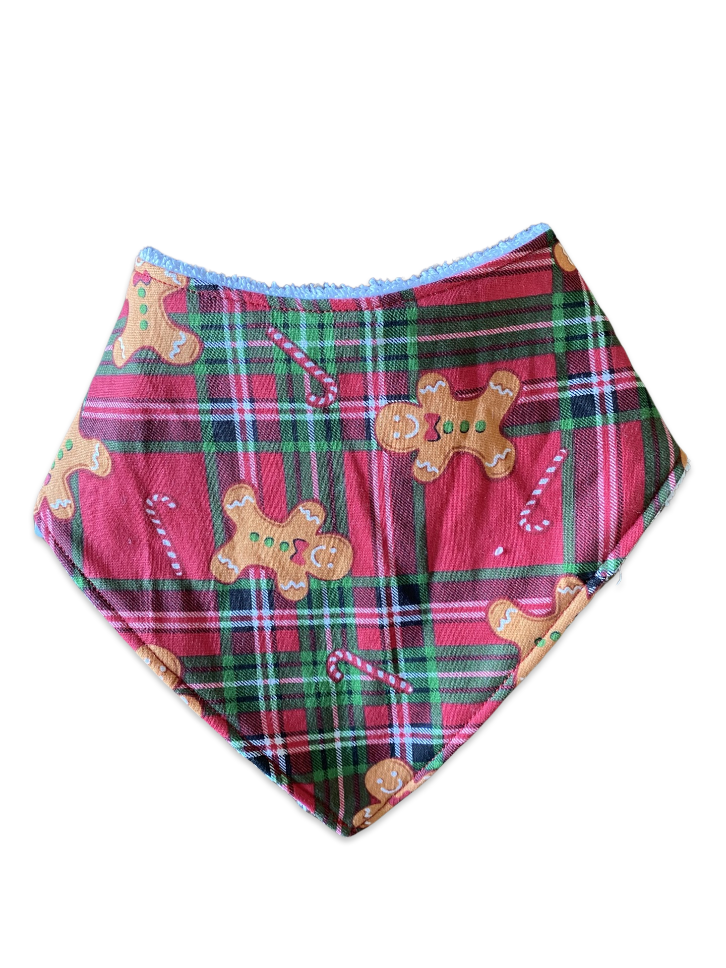 Tartin gingerbread men bandana bib