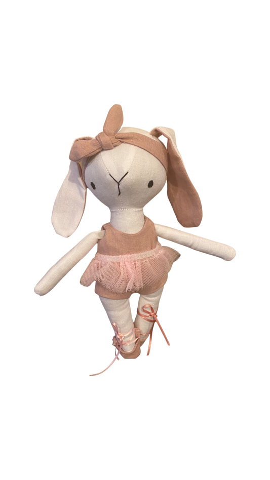 Linen Rabbit Ballerina