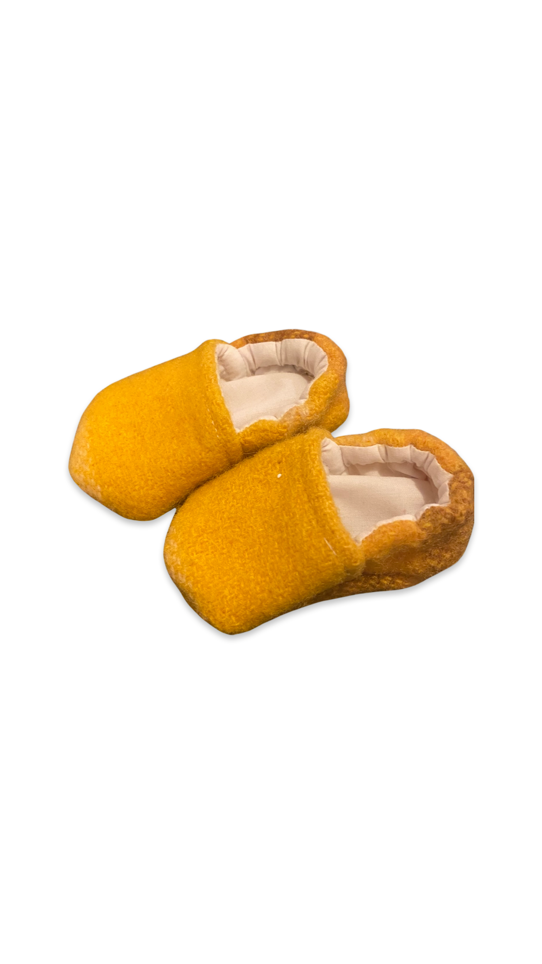 Woollen Booties - Mustard