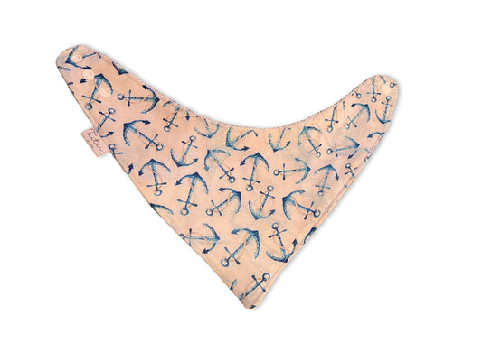 Anchor bandana bib