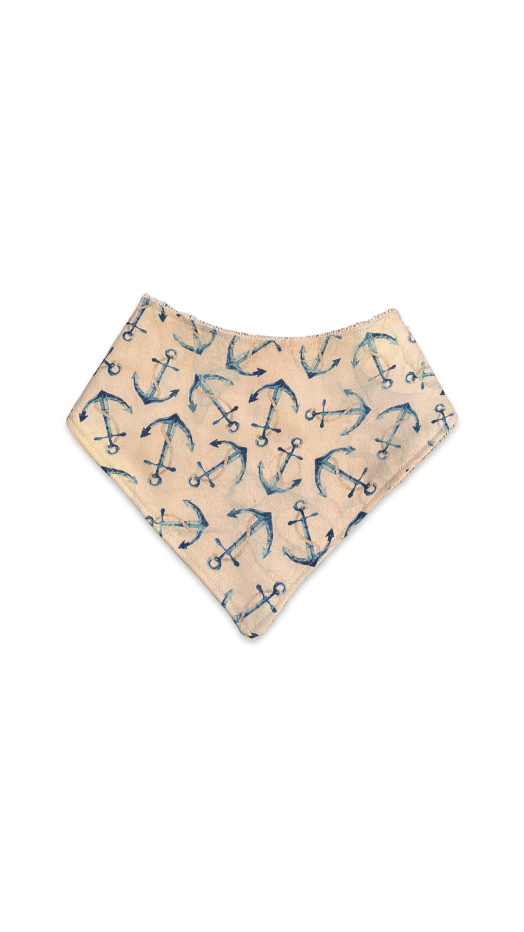 Anchor bandana bib