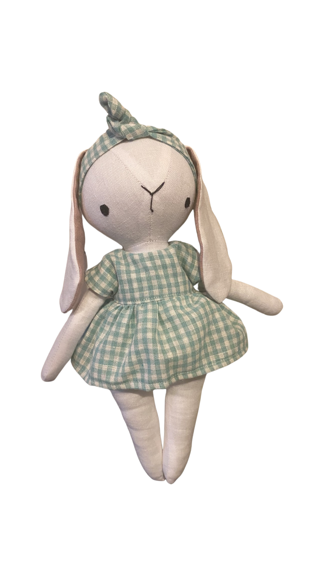 Linen Rabbit Mint Dress