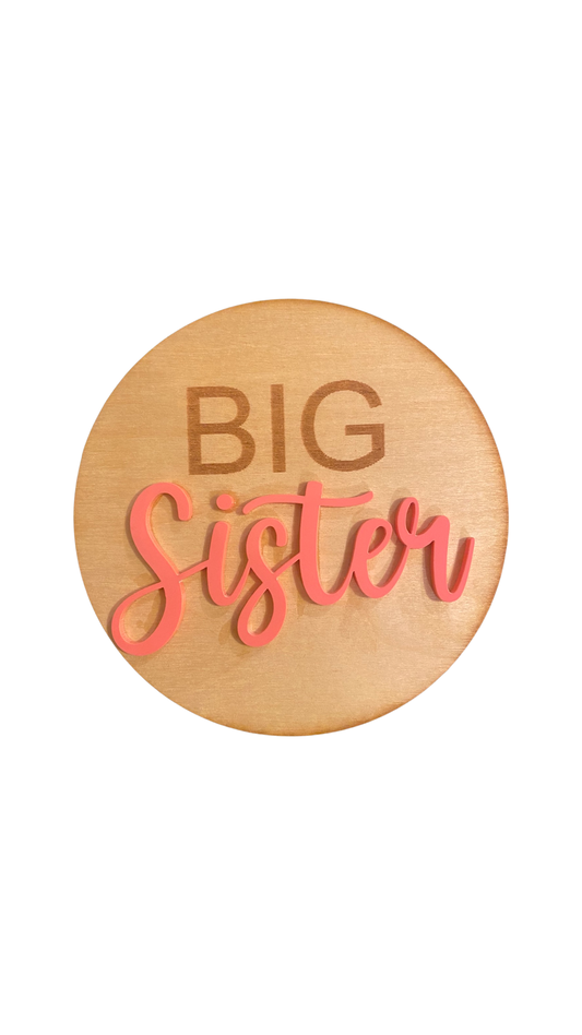 Announcement disc big sister