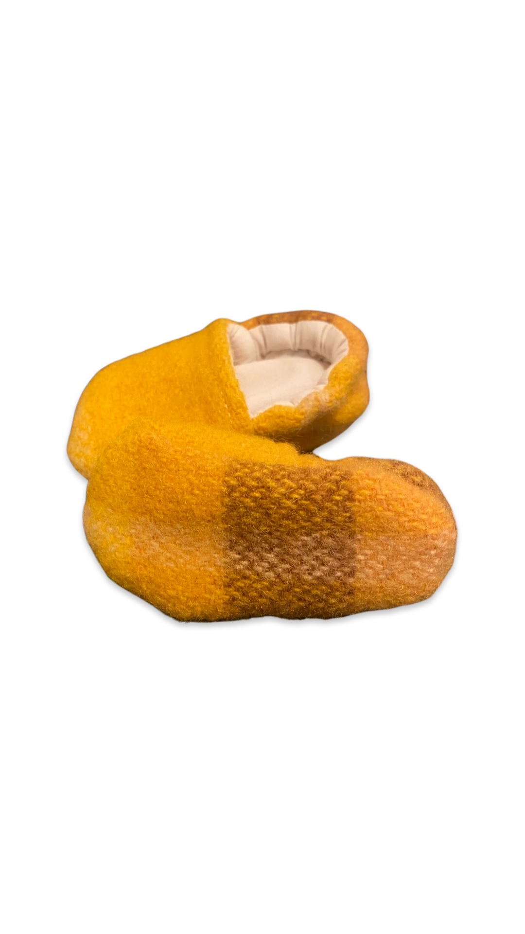 Woollen Booties - Mustard