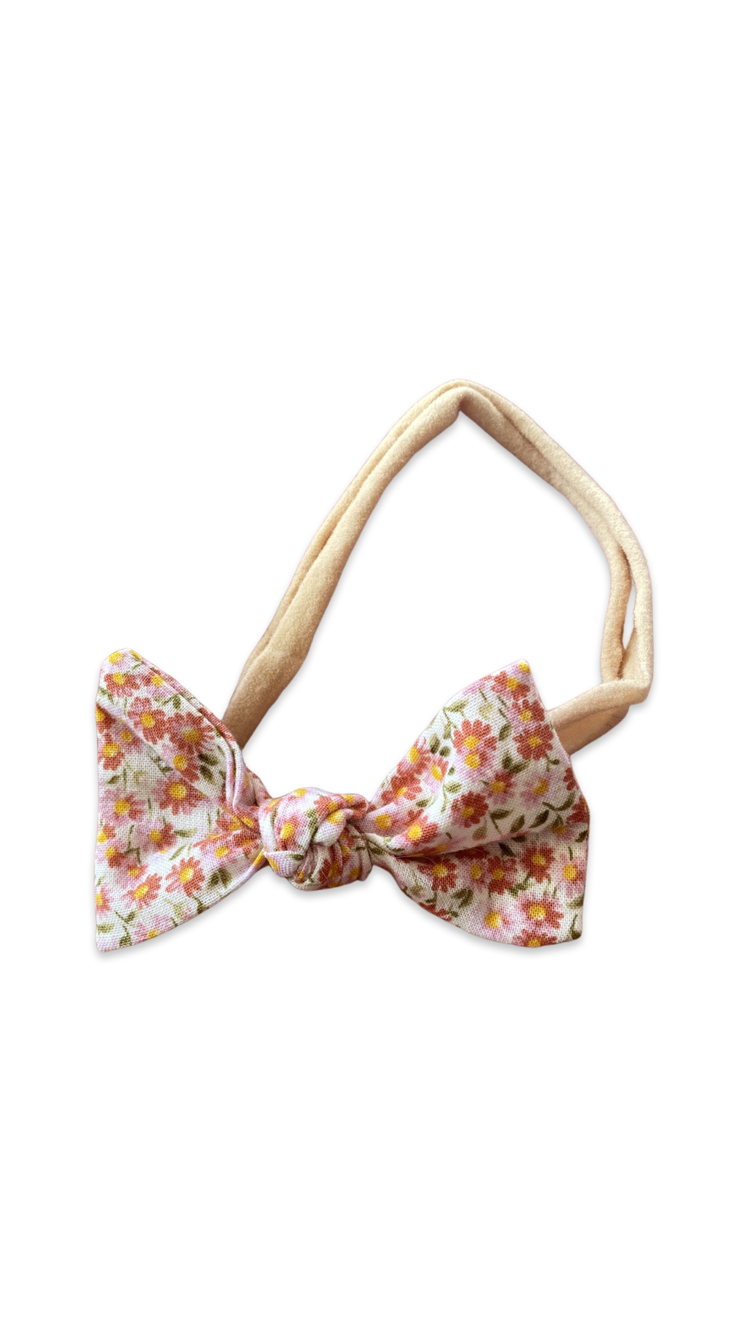 Head Bow - Pink Floral