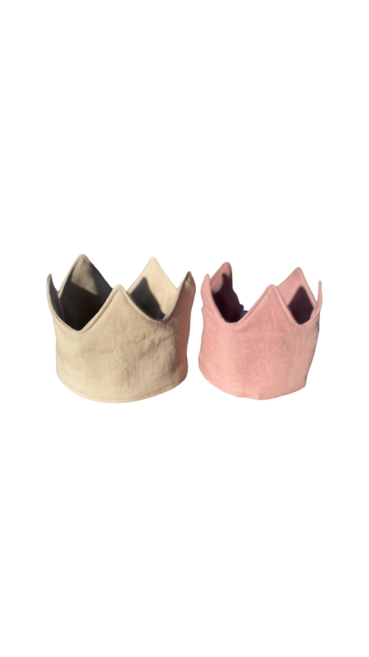 Linen Crown - toddler play